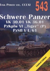 Nr 543 Schwere panzer - okładka książki