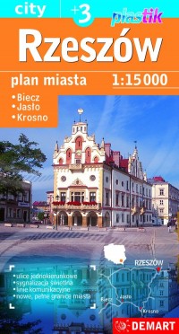 Plan miasta Rzeszów 1:15 000 - okładka książki