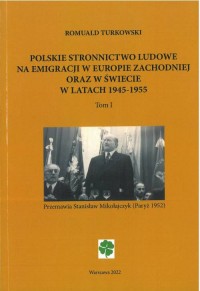 Polskie Stronnictwo Ludowe na emigracji - okładka książki
