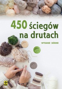 450 ściegów na drutach - okładka książki
