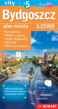 Bydgoszcz 1:23 000 plan miasta - okładka książki