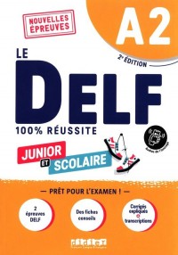 DELF 100% reussite A2 scolaire - okładka podręcznika