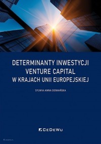 Determinanty inwestycji venture - okładka książki