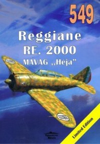 Nr 549 Reggiane RE. 2000 - okładka książki