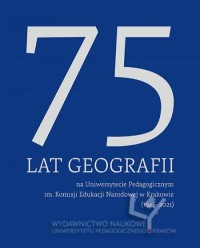 75 lat geografii na Uniwersytecie - okładka książki
