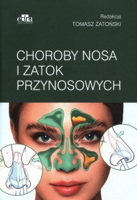 Choroby nosa i zatok przynosowych - okładka książki