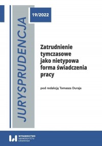 Jurysprudencja 19/2022. Zatrudnienie - okładka książki