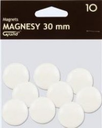 Magnes 30mm biały 10szt GRAND - zdjęcie produktu