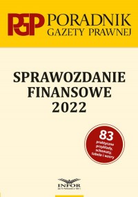 Sprawozdanie finansowe 2022 - okładka książki