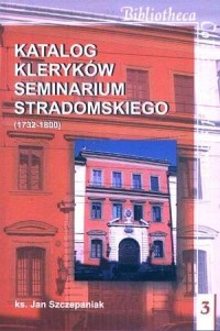 Katalog kleryków seminarium Stradomskiego - okładka książki
