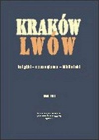 Kraków - Lwów. Książki-czasopisma- - okładka książki