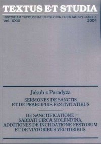 Textus et studia vol. XXIX/2004. - okładka książki