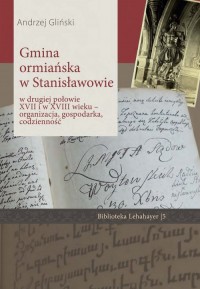 Gmina ormiańska w Stanisławowie - okładka książki