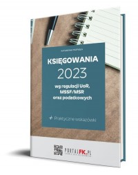 Księgowania 2023. wg regulacji - okładka książki