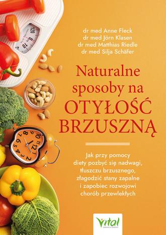 Naturalne sposoby na otyłość brzuszną - okładka książki