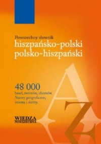 Powszechny słownik hiszpańsko-polski - okładka książki