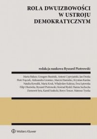 Rola dwuizbowości w ustroju demokratycznym - okładka książki