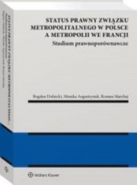 Status prawny związku metropolitalnego - okładka książki