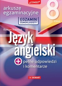 Arkusze egzaminacyjne z j. angielskiego - okładka podręcznika