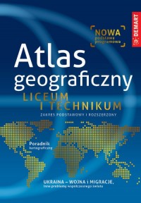 Atlas Geograficzny do liceum - okładka książki