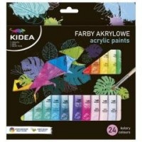 Farby akrylowe 24 kolory KIDEA - zdjęcie produktu