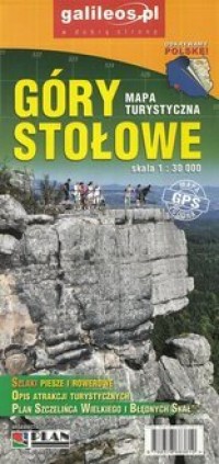 Góry Stołowe. Mapa turystyczna - okładka książki