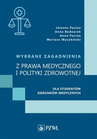 Wybrane zagadnienia z prawa medycznego - okładka książki