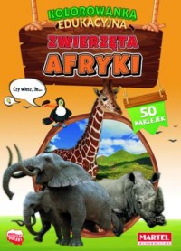 Zwierzęta Afryki. Kolorowanka z - okładka książki