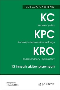 EDYCJA CYWILNA. Kodeks cywilny. - okładka książki