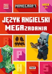 Minecraft. Język angielski. Megazadania - okładka podręcznika