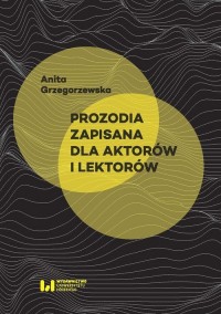 Prozodia zapisana dla aktorów i - okładka książki