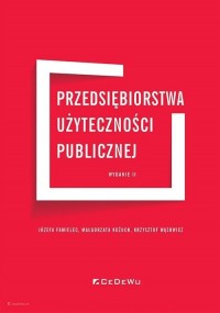 Przedsiębiorstwa użyteczności publicznej - okładka książki