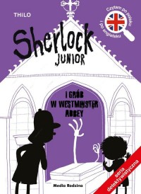 Sherlock Junior i grób w Westminster - okładka książki