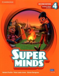 Super Minds 4 Students Book with - okładka podręcznika