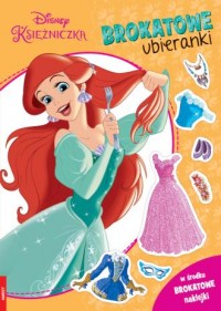 Disney księżniczka Brokatowe ubieranki - okładka książki