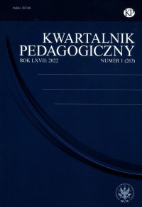Kwartalnik Pedagogiczny 2022/1 - okładka książki