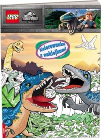 Lego Jurassic World. Kolorowanka - okładka książki