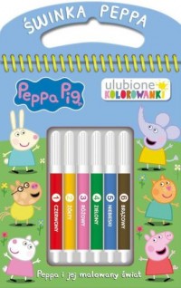 Peppa Pig Ulubione kolorowanki - okładka książki