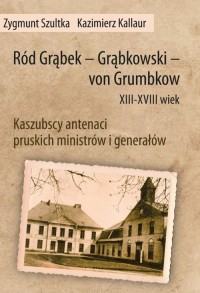 Ród Grąbek Grąbkowski von Grumbkow - okładka książki