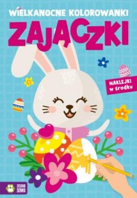 Wielkanocne kolorowanki Zajączki - okładka książki