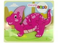 Drewniane puzzle Dinozaur Korytozaur - zdjęcie zabawki, gry