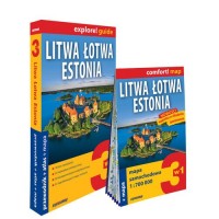 Explore! guide Litwa, Łotwa, Estonia - okładka książki