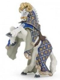 Koń Mistrza broni z baranim czubem - zdjęcie zabawki, gry