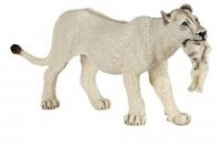 Lwica biała z młodym - zdjęcie zabawki, gry