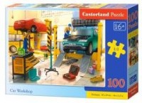 Puzzle 100 Car Workshop CASTOR - zdjęcie zabawki, gry