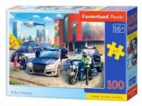 Puzzle 100 Police Station CASTOR - zdjęcie zabawki, gry