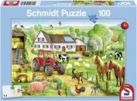 Puzzle 100 Wesołe gospodarstwo - zdjęcie zabawki, gry