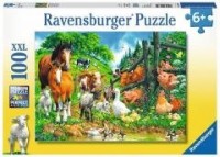 Puzzle 100 Zwierzęta razem - zdjęcie zabawki, gry