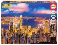 Puzzle 1000 Hongkong (fluorescencyjne) - zdjęcie zabawki, gry