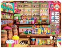 Puzzle 1000 Sklep ze słodyczami - zdjęcie zabawki, gry